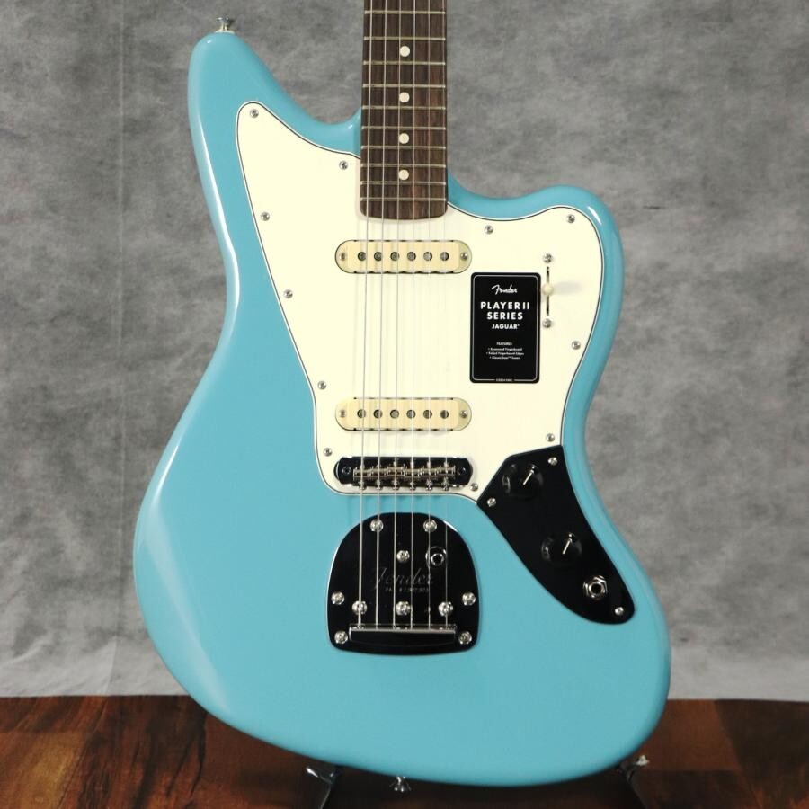 Fender Mexico / Player II Jaguar Rosewood Fingerboard Aquatone Blue
