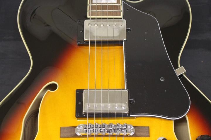 Acoustic Electric Guitar Ibanez AF75 BS Full Hollow Sunburst