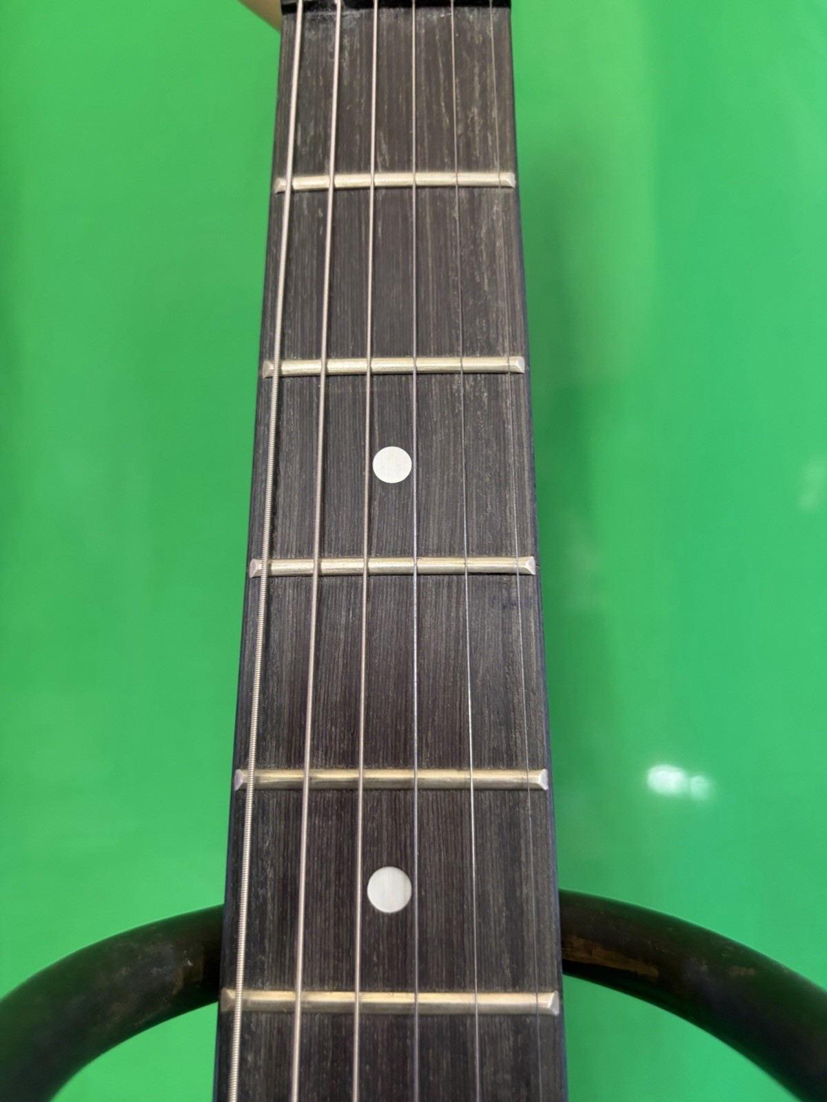 S Style Electric Guitar Upgraded Pickups Tremolo Frets Level Action Low Blackout