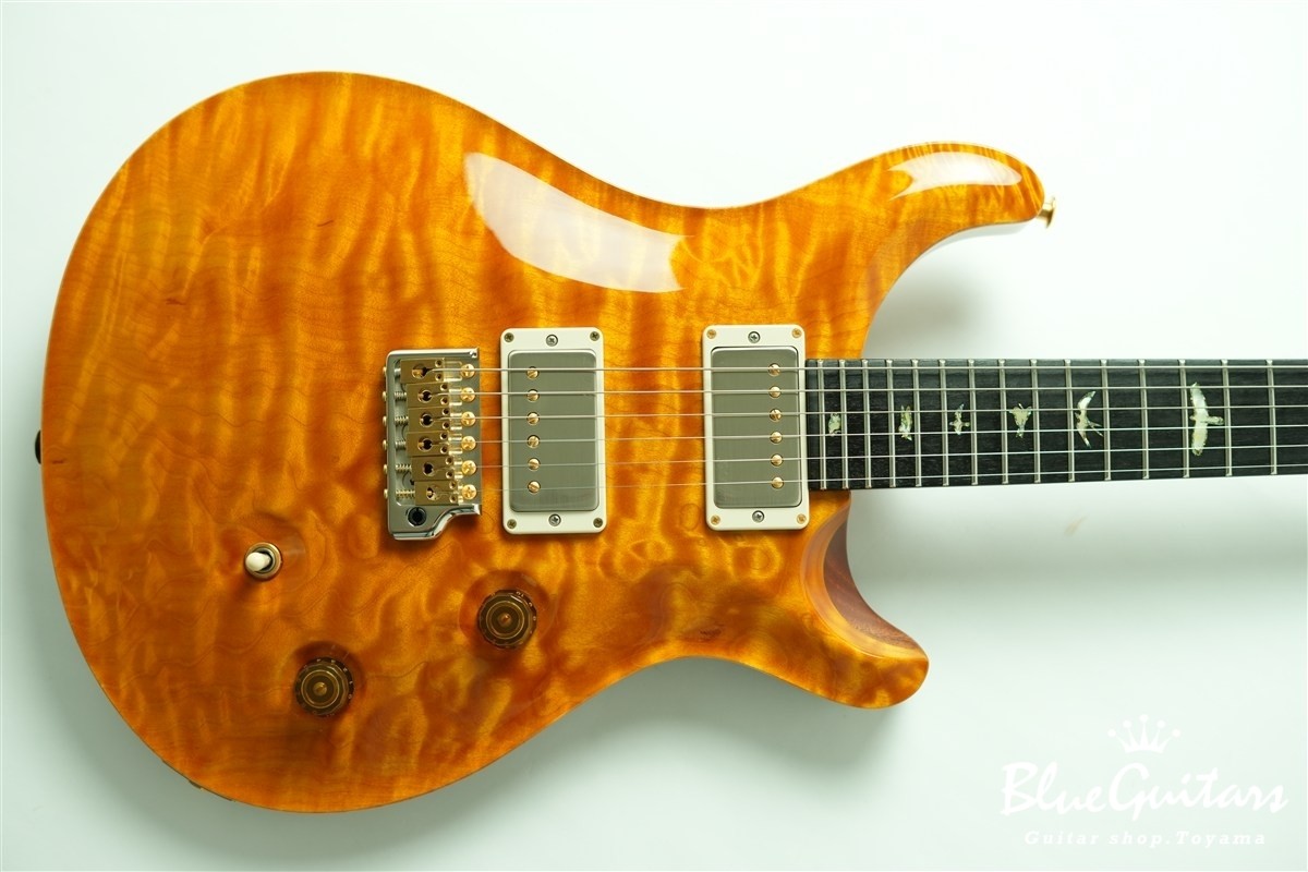 Paul Reed Smith Wood Library Custom 24 1-piece Quilt Maple Top Santana Yellow
