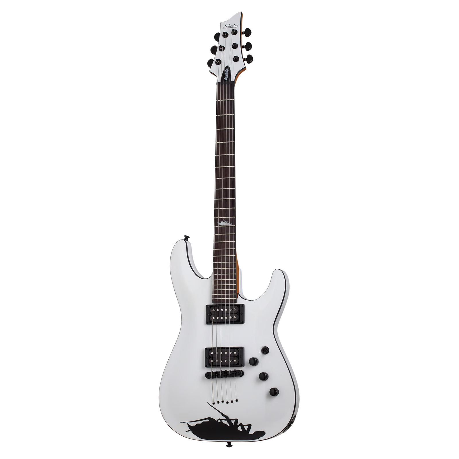 Schecter C-1 Jerry Horton 25th Anniversary – White – Open Box