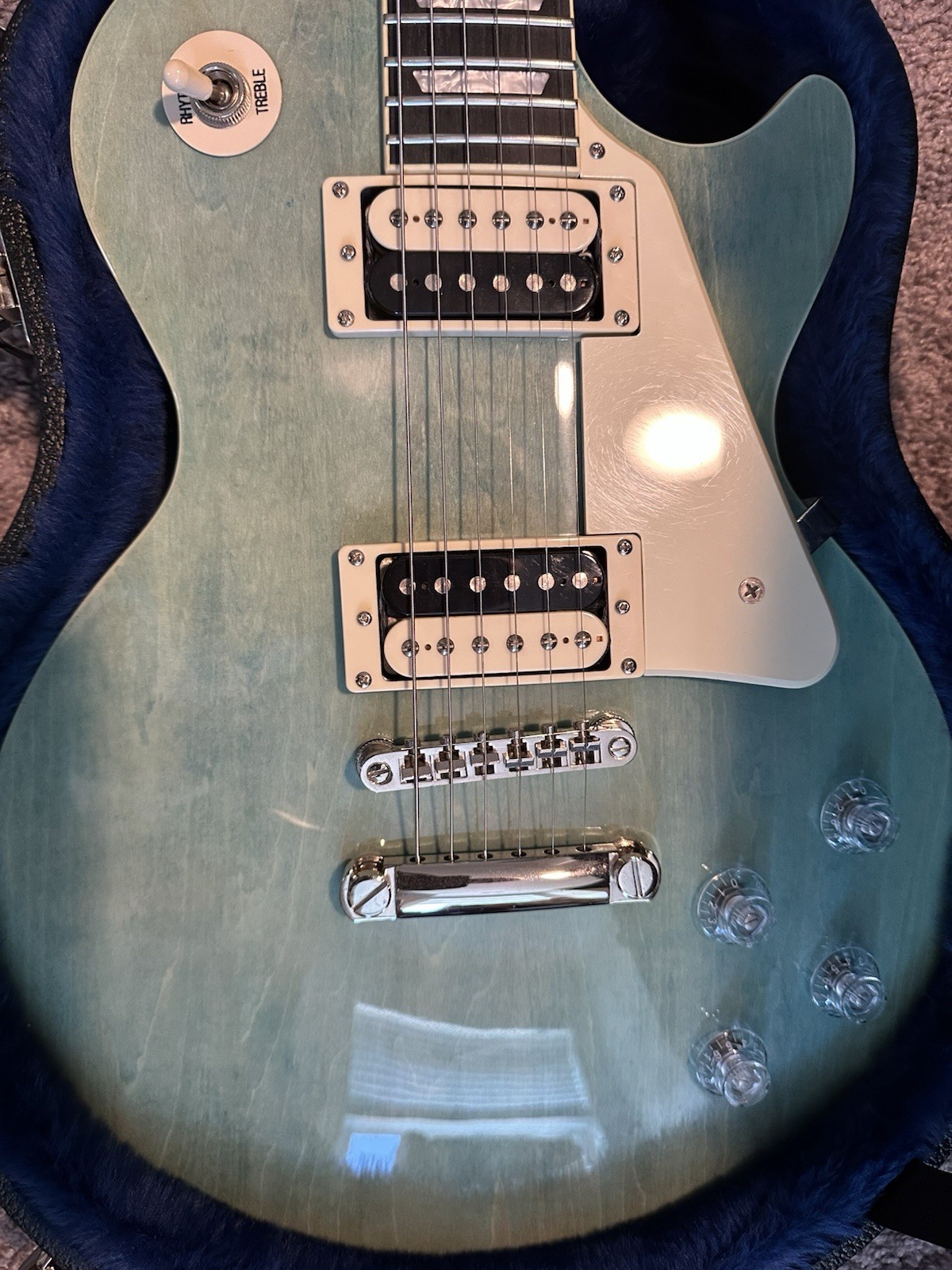 Epiphone Les Paul Pro II Pacific Blue / TKL Hard Shell Case