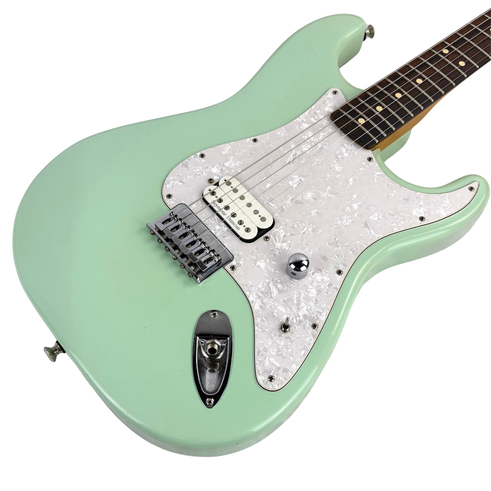 Fender Tom Delonge Stratocaster Surf Green 2002 *MODDED* W/HSC (Used)
