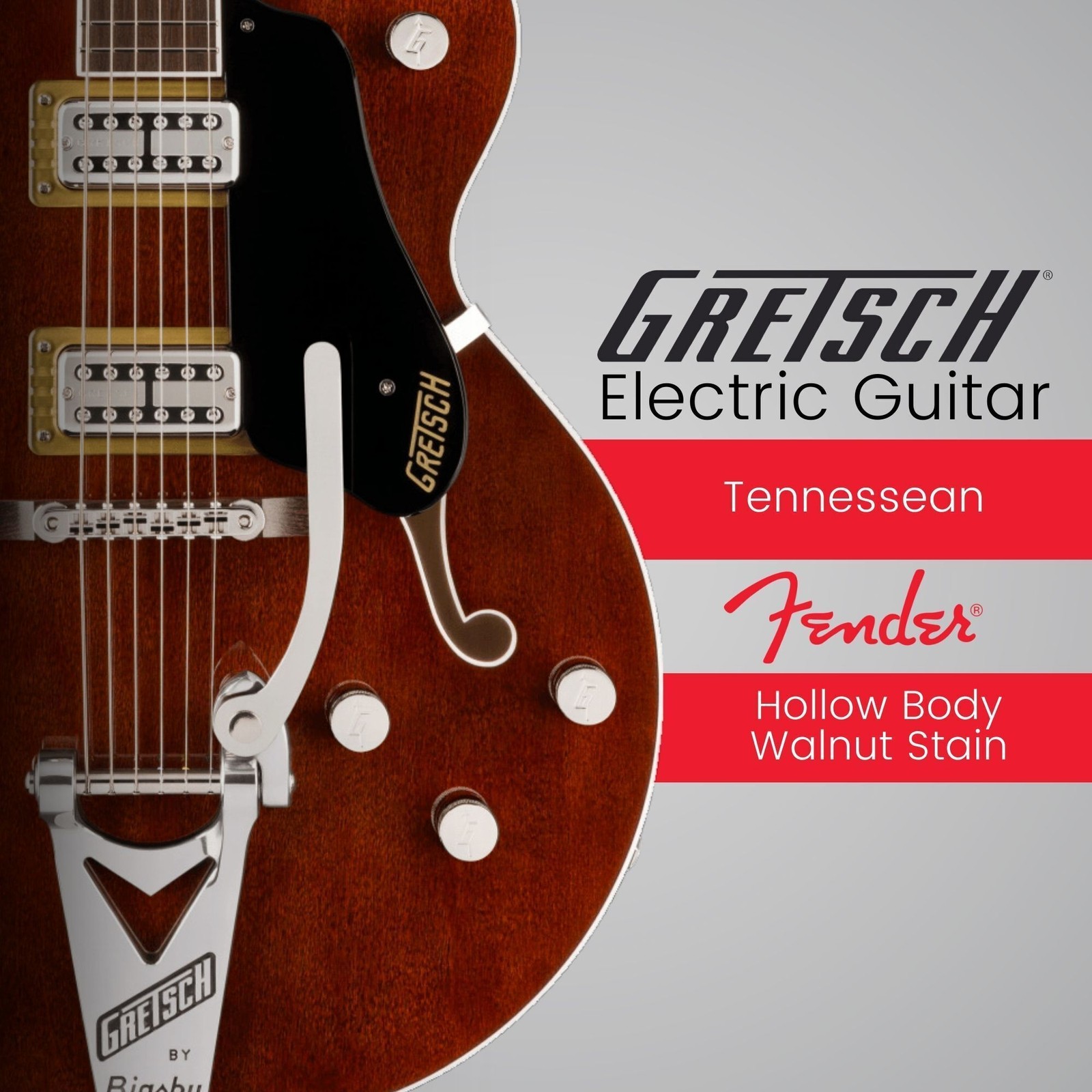 Gretsch Tennessean Hollow Body Electric Guitar Walnut Stain