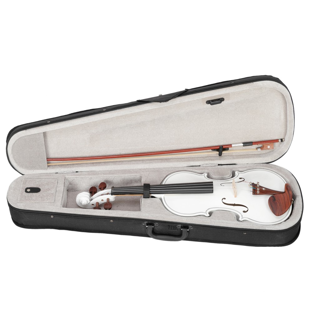 GV103 4/4 Spruce Panel Violin Matte SET White US STOCK