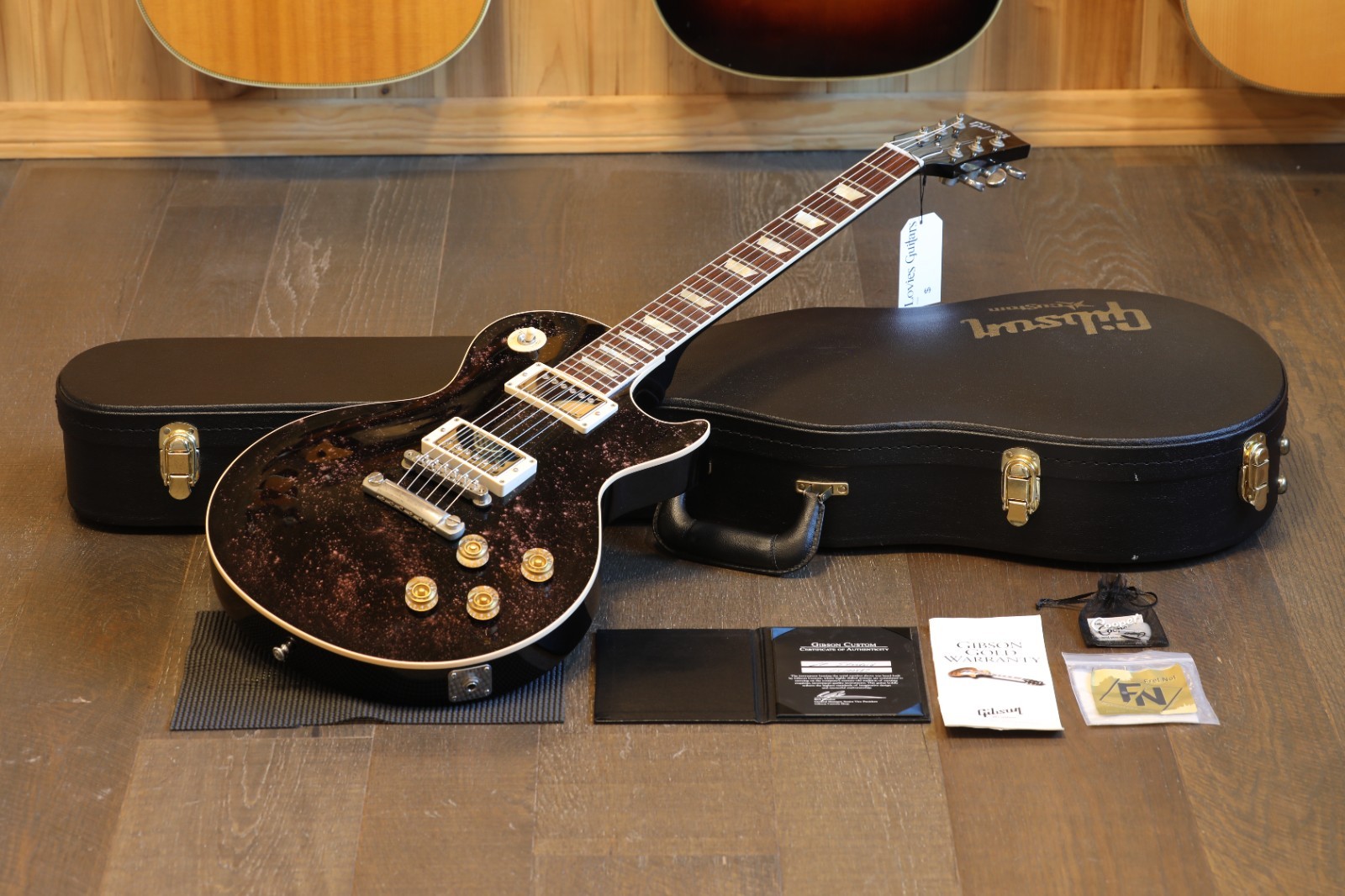 2011 Gibson Custom Shop Les Paul Standard Guitar Purple Nebula One-Off +COA OHSC