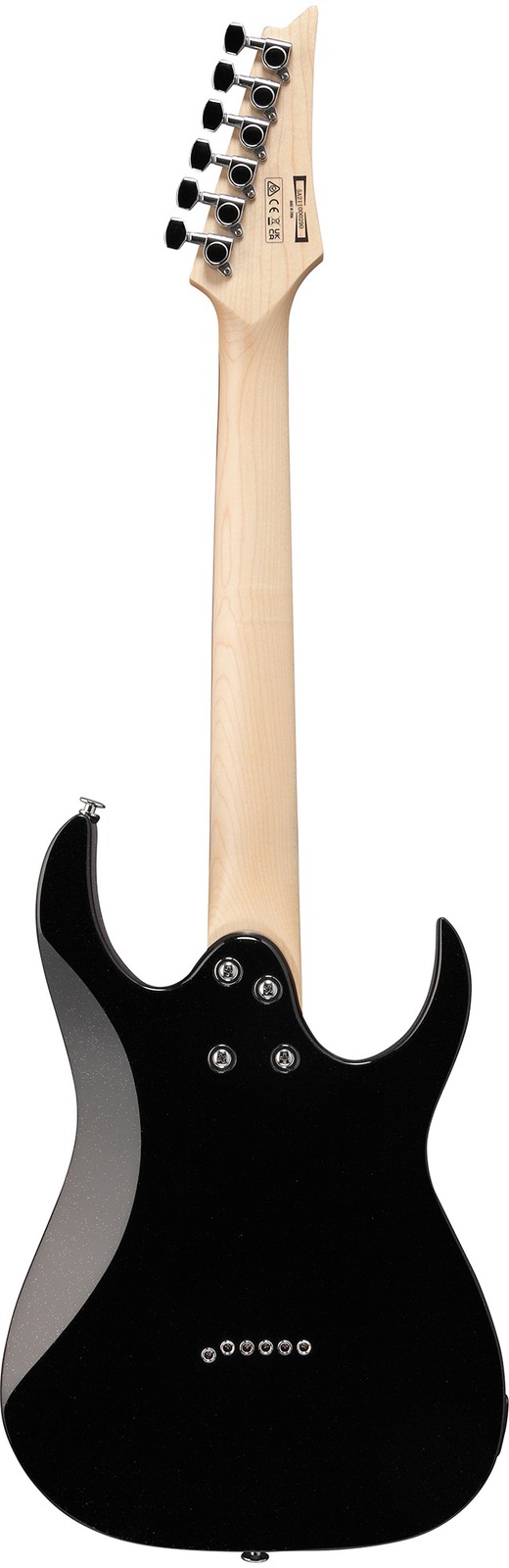 Ibanez GRGM21L RG Gio miKro Short-Scale Electric Guitar, Left Handed – Black Nig