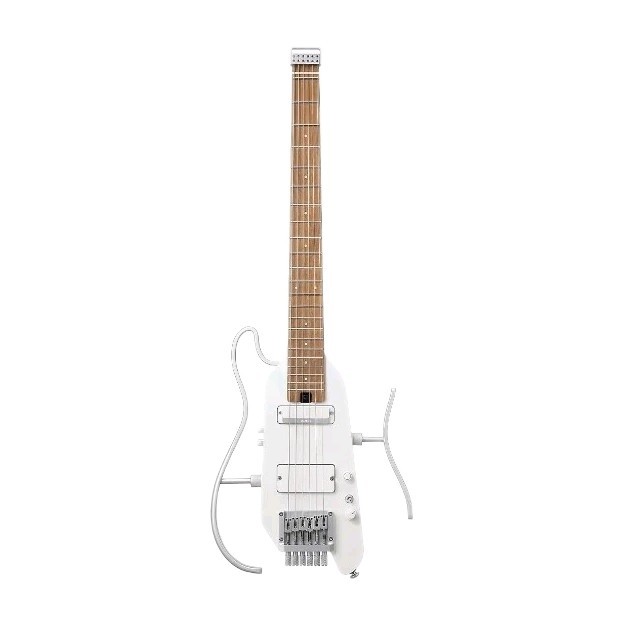 Donner HUSH X PRO Headless Electric Guitar Smart Travel White & Accessories New