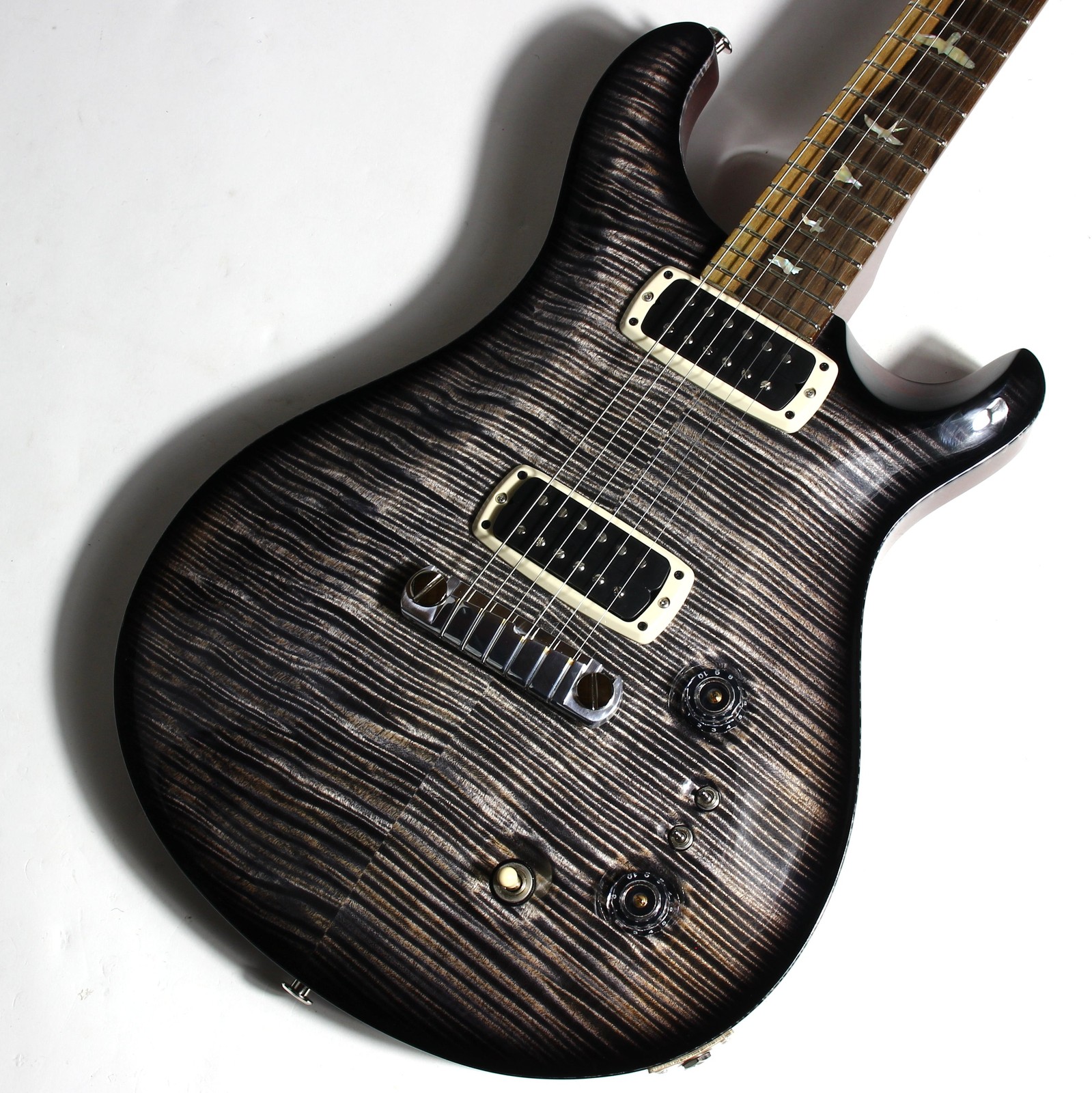 2025 PRS Charcoal Phoenix Limited Edition Private Stock Grade Curly Maple Top