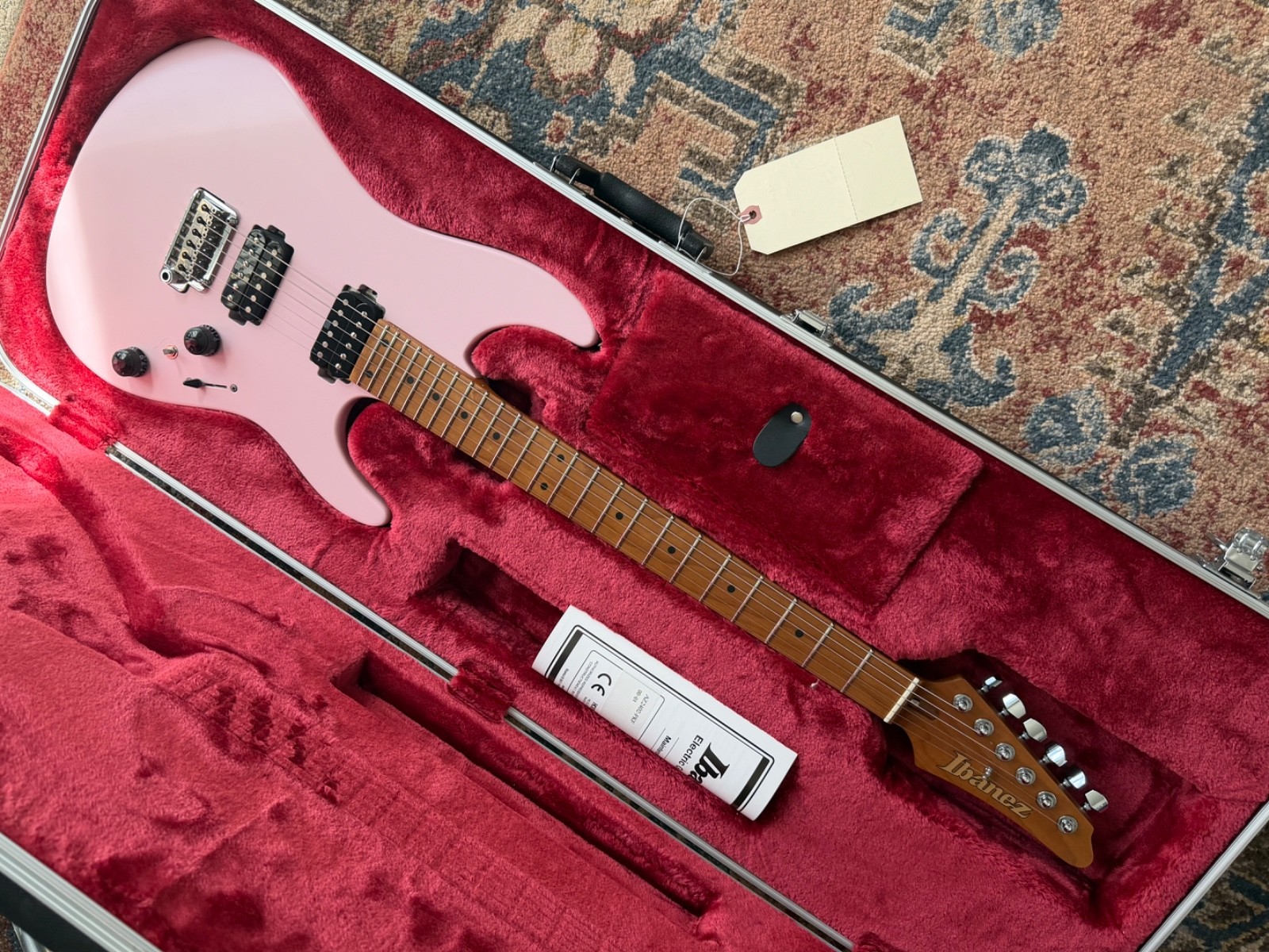 Ibanez Prestige AZ2402 PKF (Japan 2019) Rare Flat Pink Finish