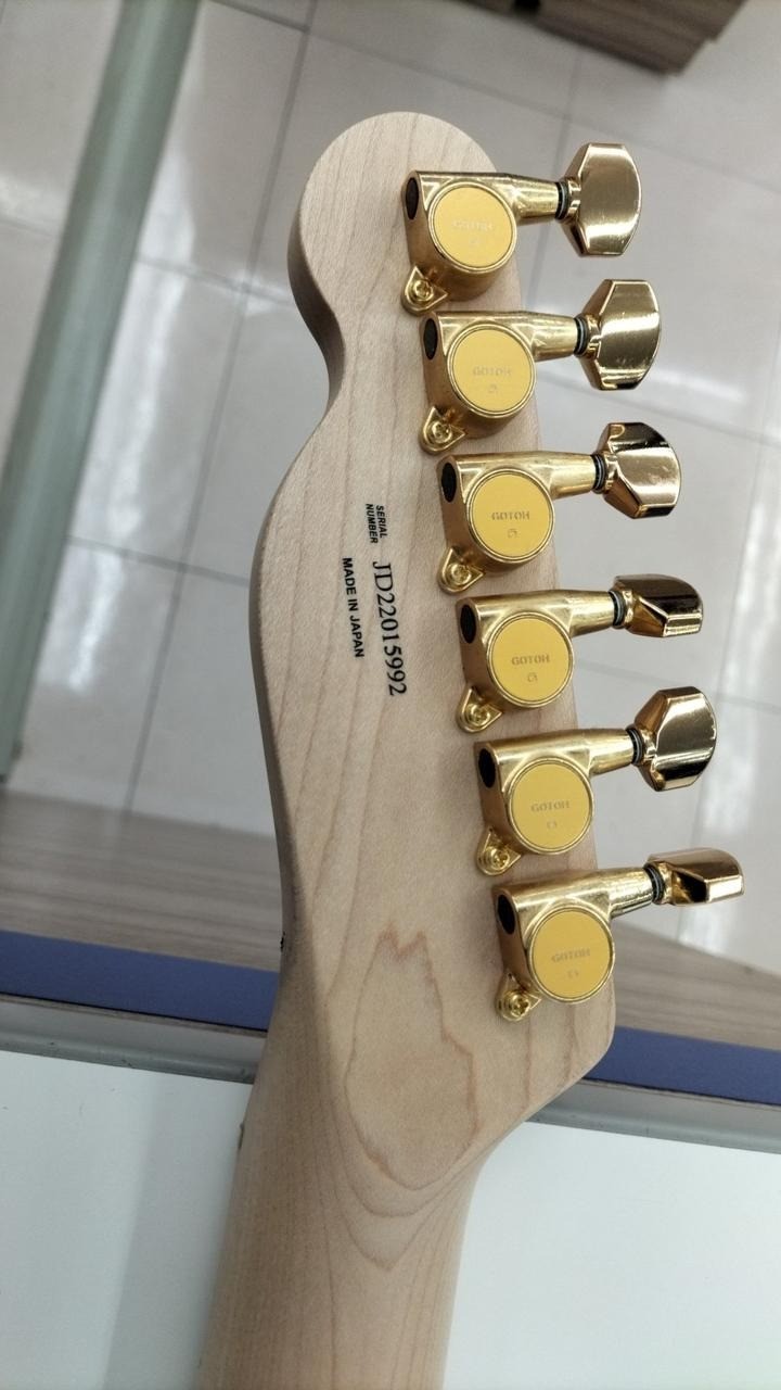 Fender Richie Kotzen Telecaster 2 Tone Sunburst Gold Hardware Made in Japan 2022