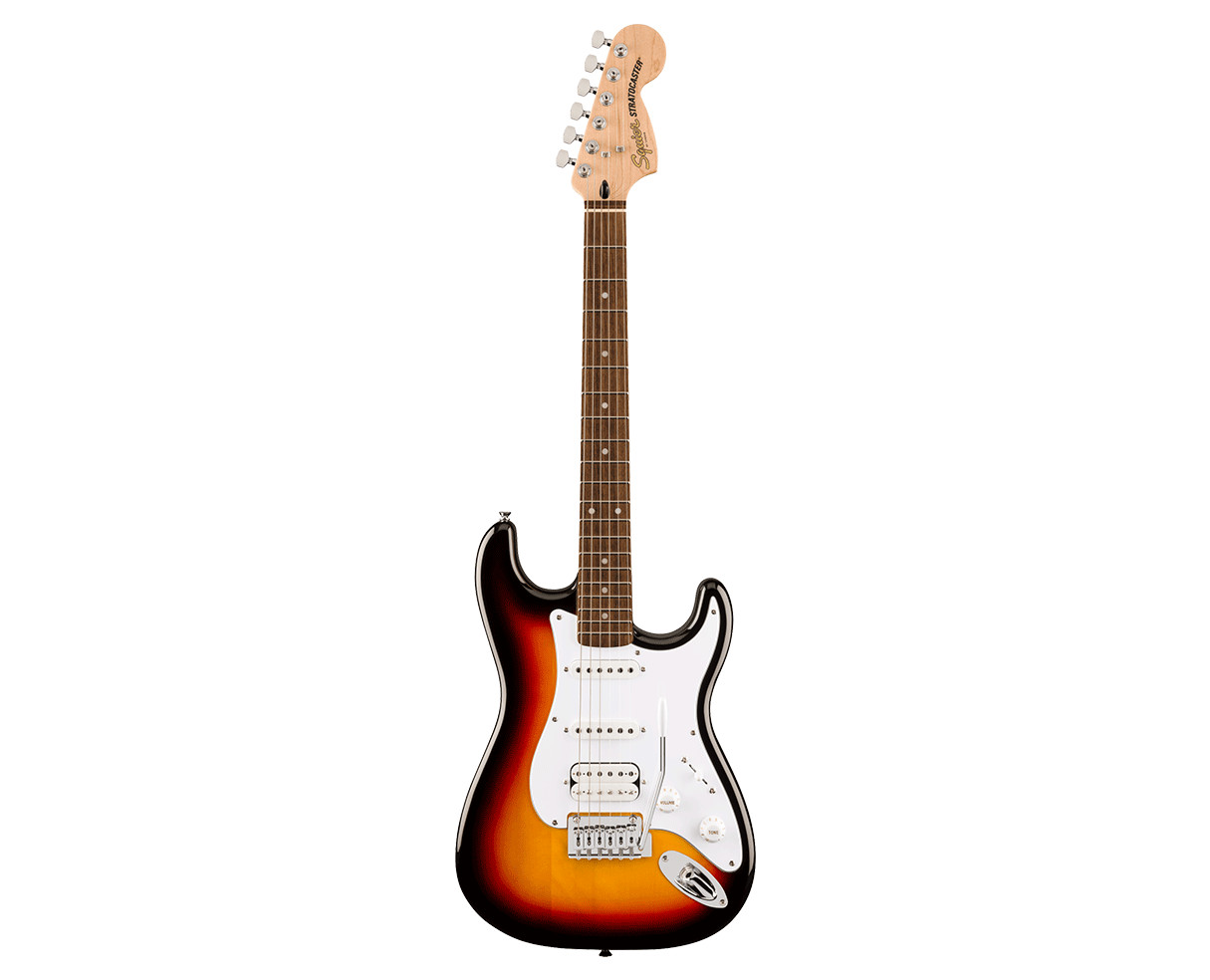 Squier Affinity Stratocaster Junior HSS – 3-Color Sunburst w/Laurel FB
