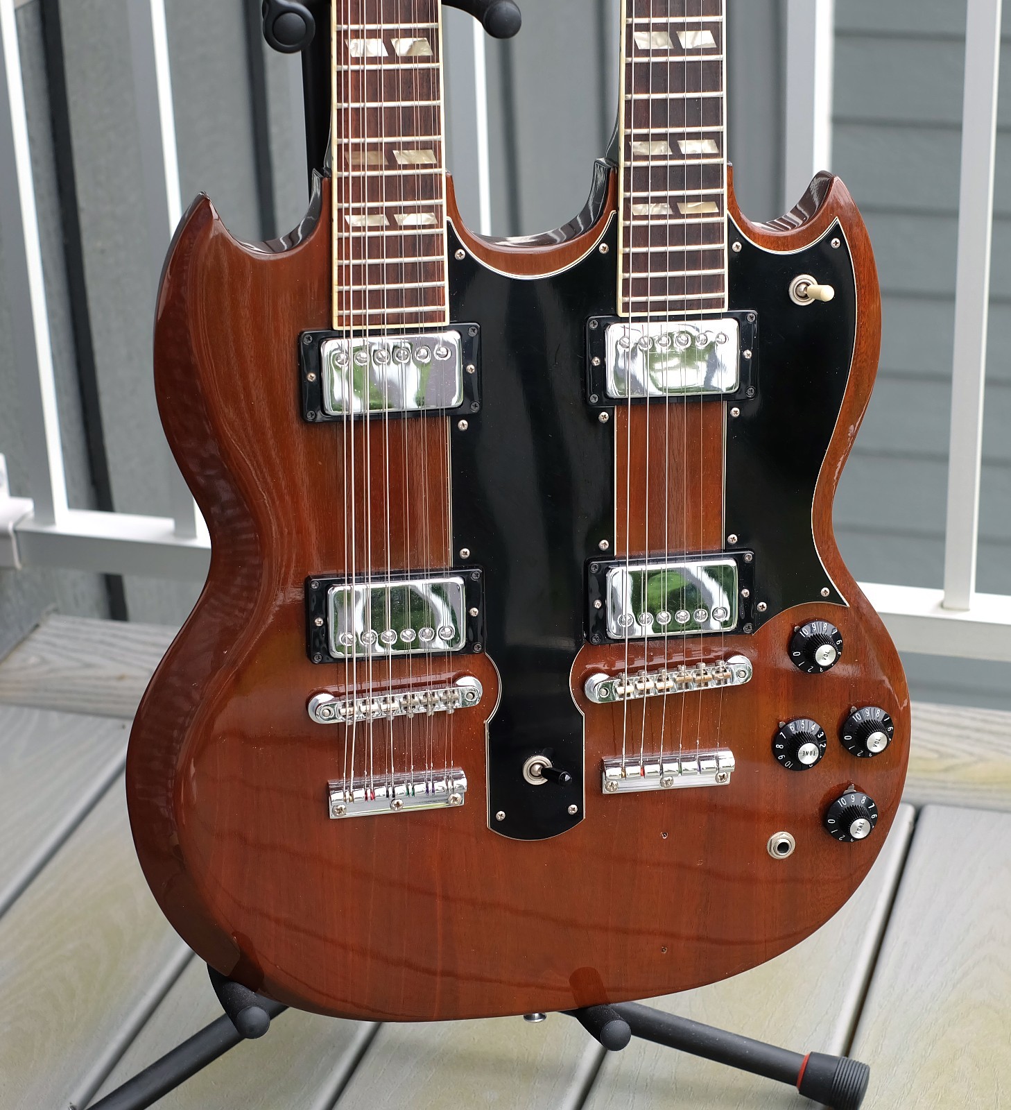 1974 Gibson EDS-1275 Double Neck Electric SG Body Guitar