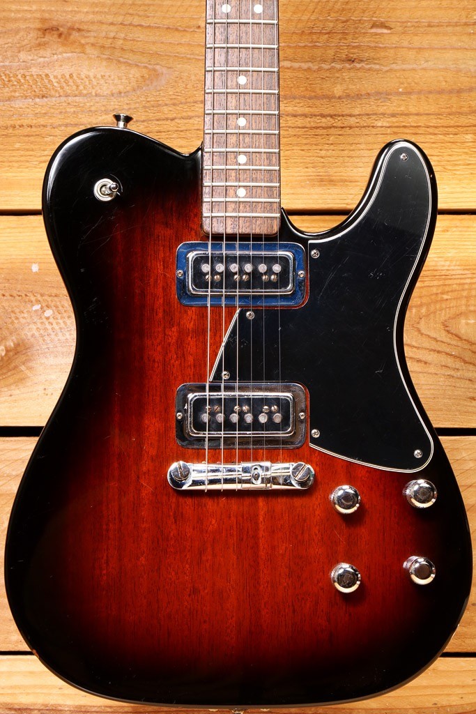 Fender Tele-Sonic + OHSC 1999 – Nice! Crimson Red Transparent 85830
