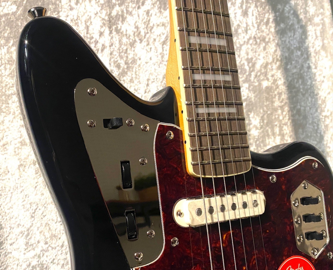 Squier by Fender Classic Vibe ’70s Jaguar -Black- #ICSC26019672 4.07kg Short Sca