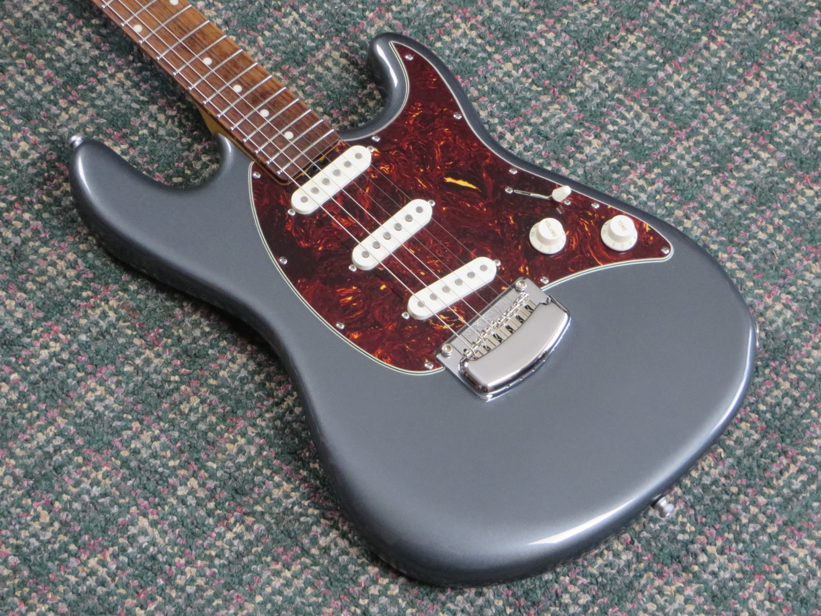 2017 Ernie Ball/Music Man USA Cutlass SSS Charcoal Frost! w/OHSC