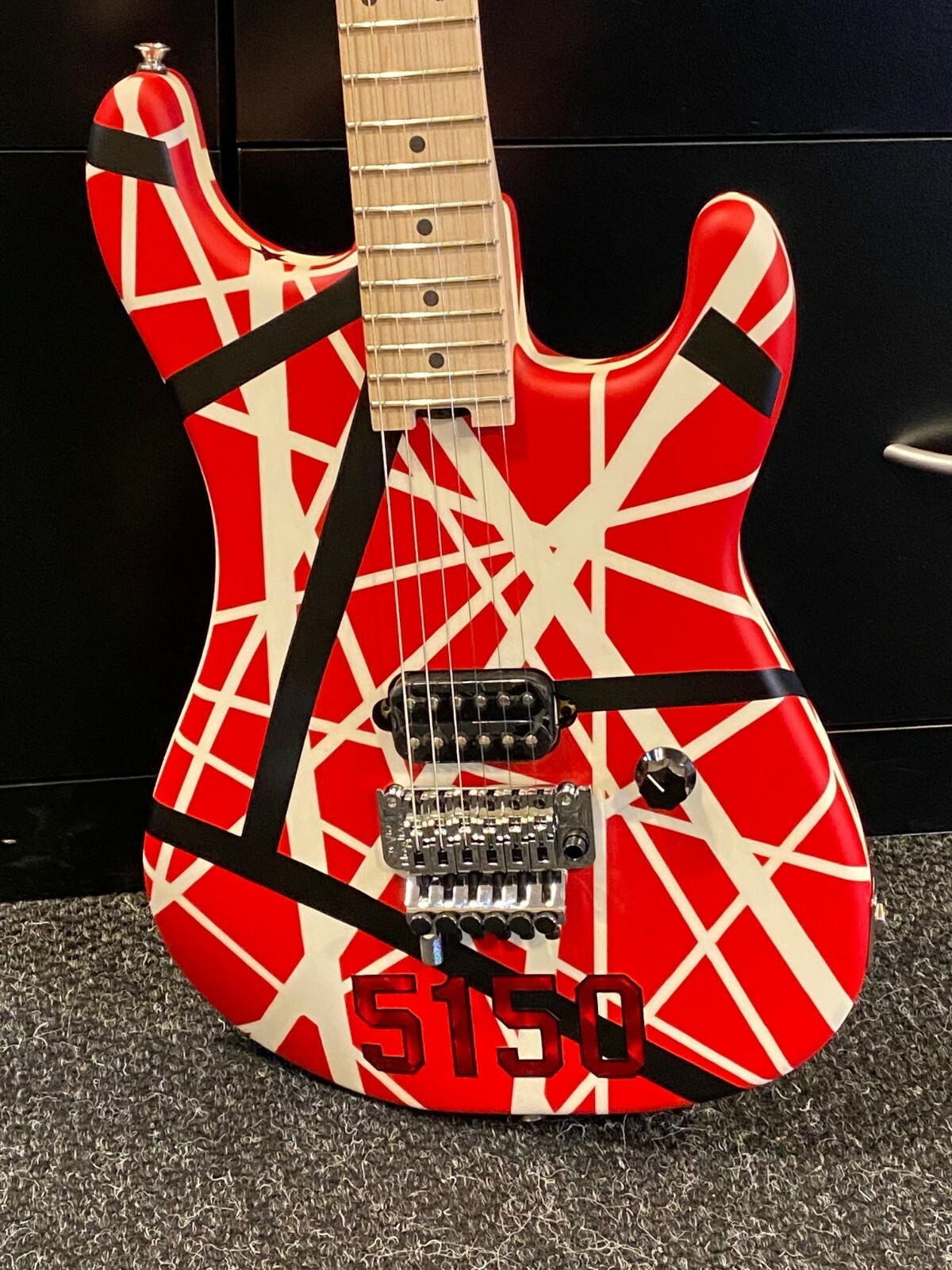 EVH Striped Series 5150 Red Black White Electric Guitar Van Halen NEW