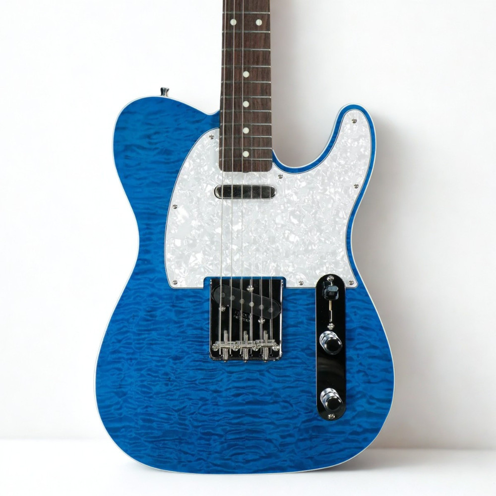Fender MIJ FSR Traditional 60s Custom Telecaster Quilted Maple TBL Japan Limited