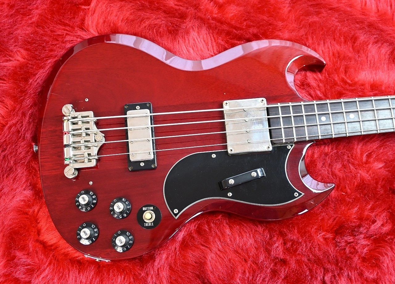 [Greco] EB-650 Cherry Red Used 1990 Mahogany Body Mahogany Neck w/Soft Case