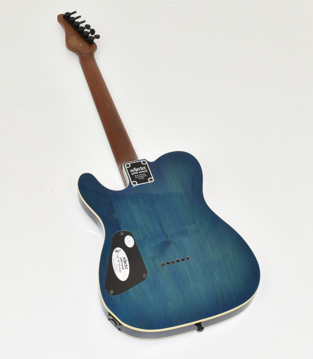 Schecter PT Pro Electric Guitar Trans Blue Burst B-Stock 3018