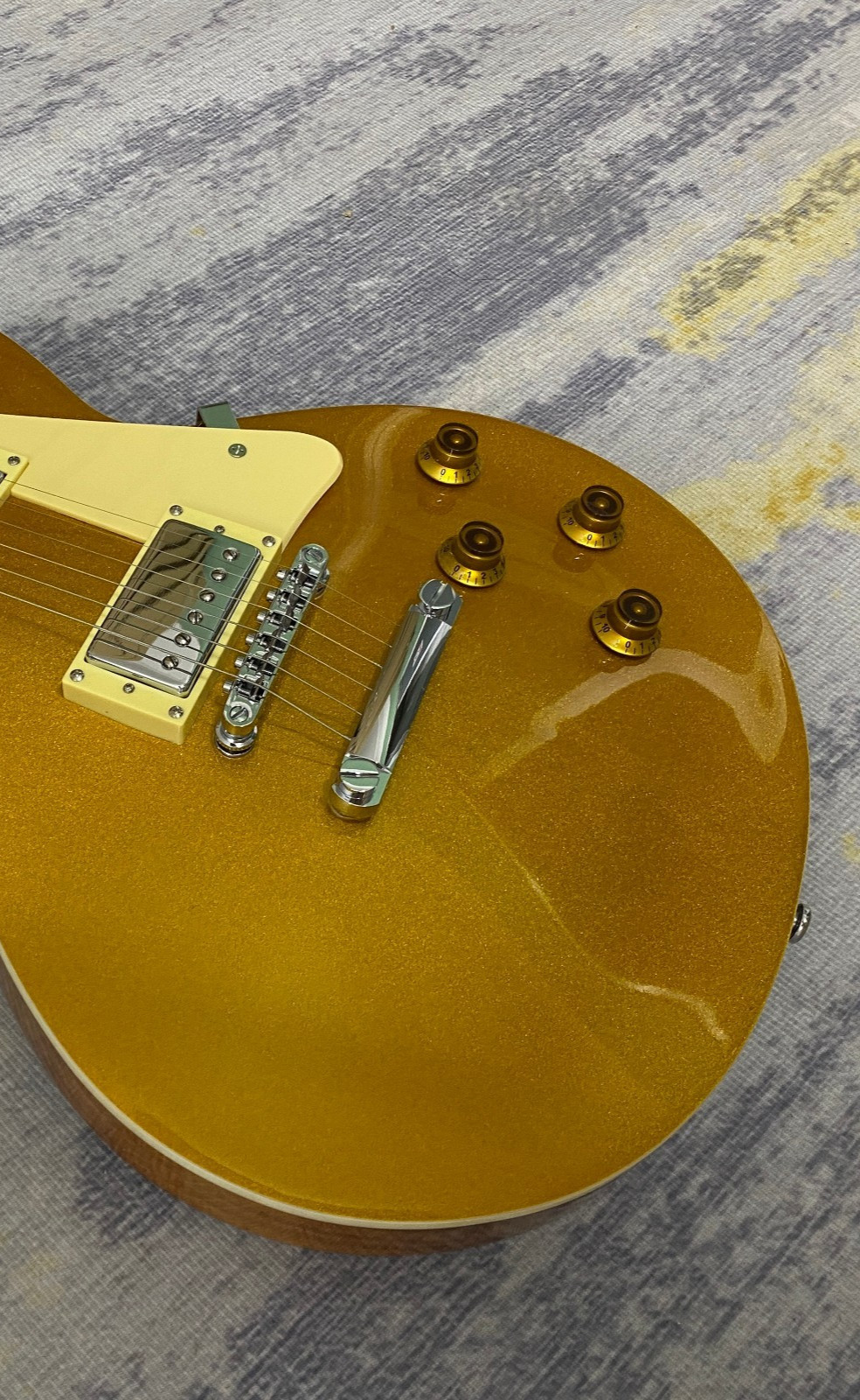 Opulent Sparkle Gold Top Electric Guitar Premium mahogany body Musicians Collect