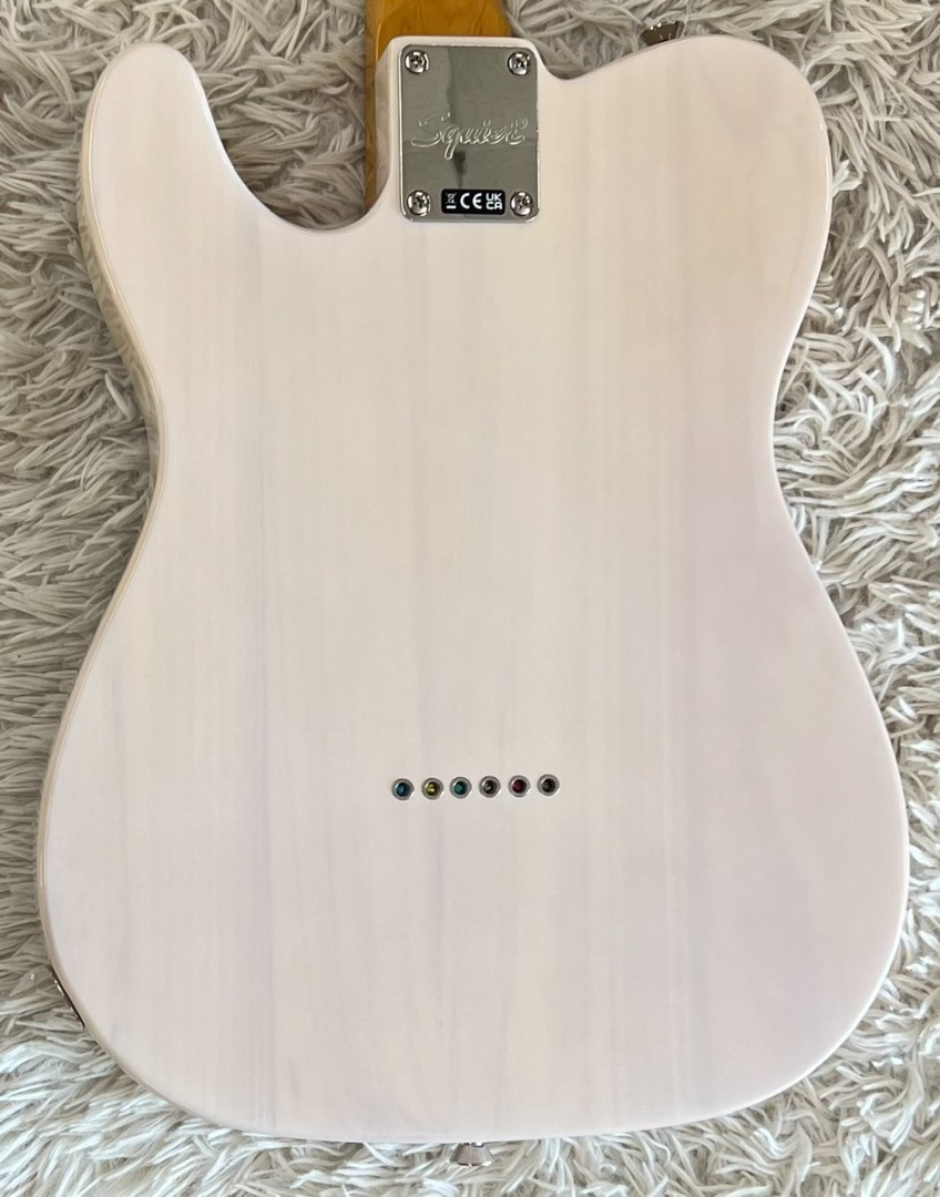 Squier by Fender Classic Vibe 50s Telecaster with Maple Fretboard, White Blonde
