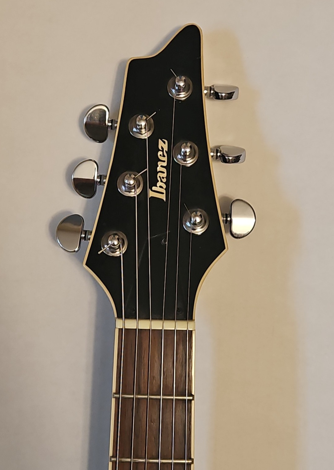 2009 Ibanez SZR520 Electric Guitar NATURAL Flame Maple Top Chrome Short Scale