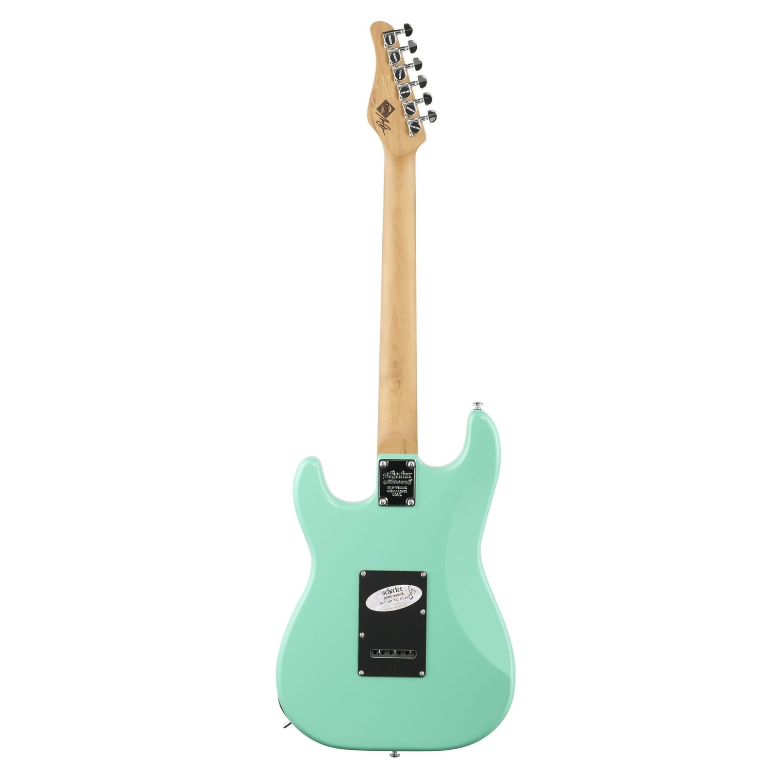 Schecter 1540 Nick Johnston Traditional HSS Electric Guitar, Atomic Green
