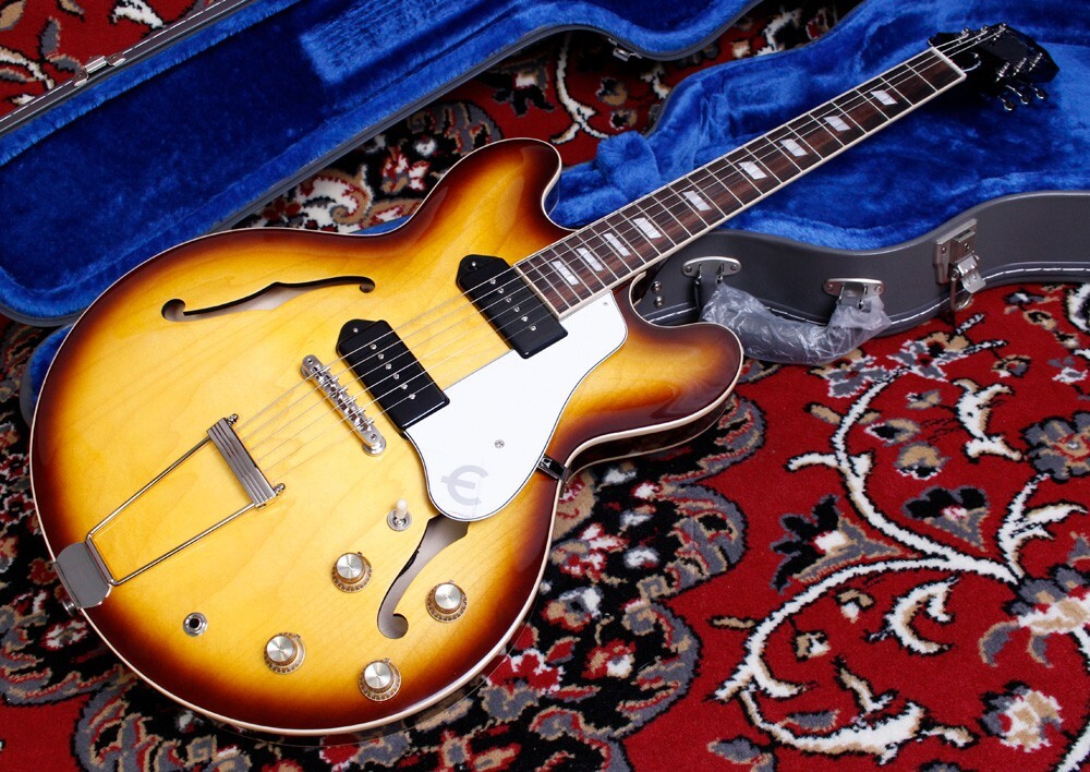 Epiphone Casino USA Collection Vintage Sunburst Electric Guitar From JAPAN
