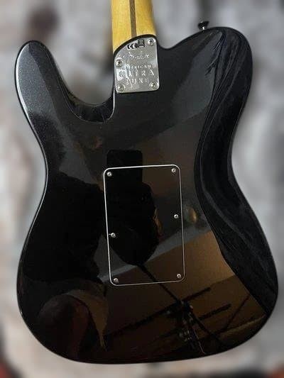 Electric Guitar Fender American Ultra Luxe Telecaster HH 2021 Mystic Black USA
