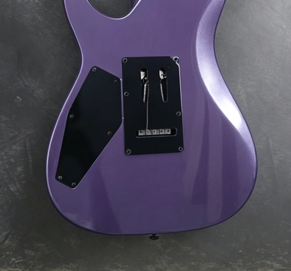Ship US Purple Ouija Electric Guitar Kirk Hammett With Floyd Rose Tremolo
