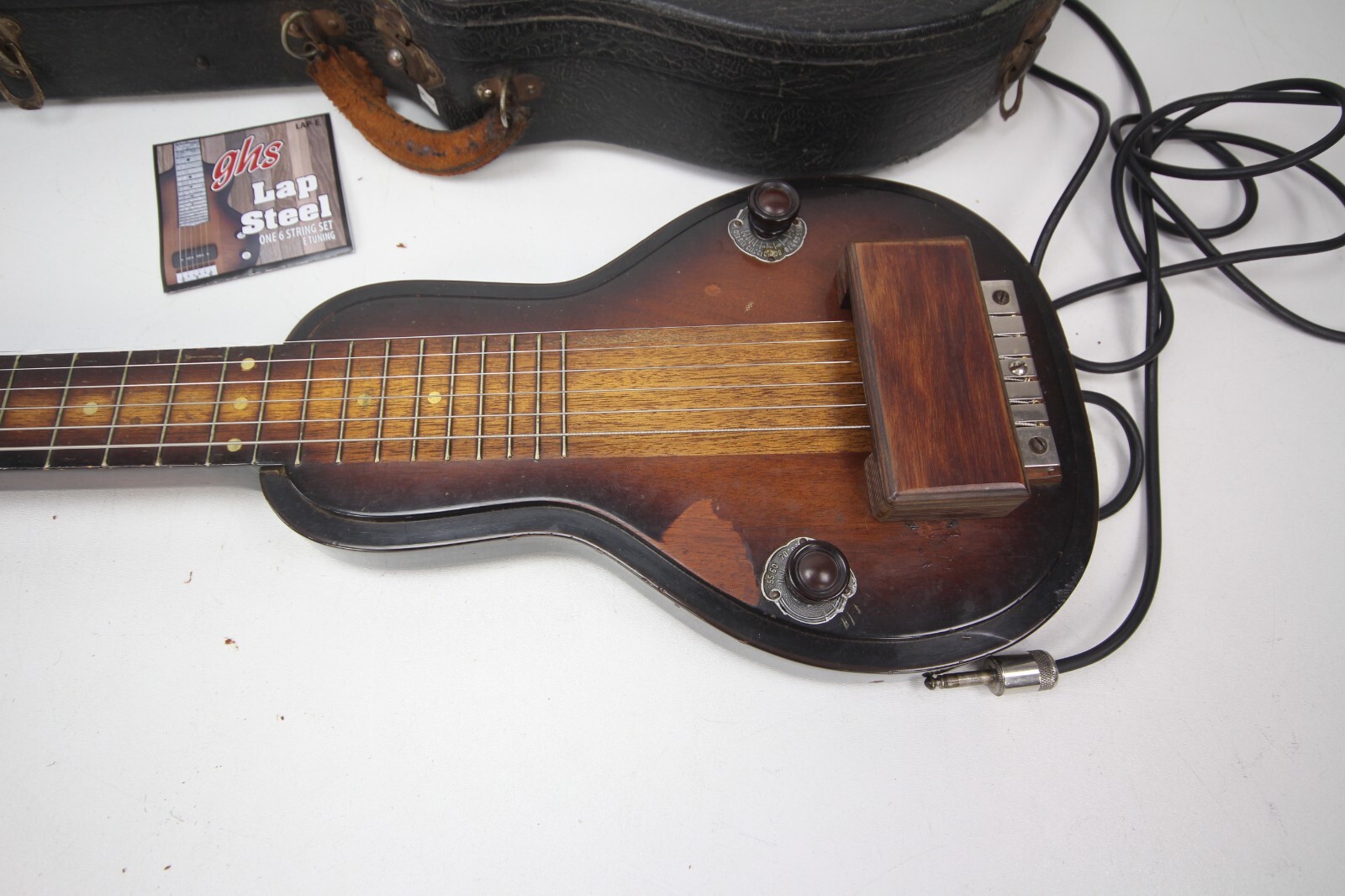 Kay 1939 Hawaian Lap Steel Electric Guitar K-14 with case set up w/ new strings