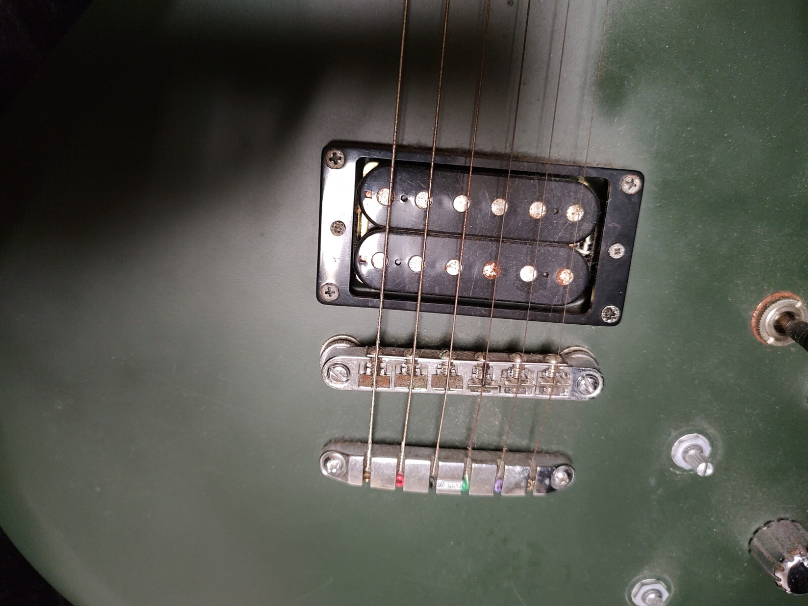Ibanez Gio Electric Guitar Olive Green with Brand New lock case with keys