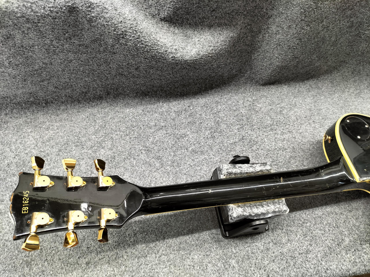Greco EG500C Black Gold Hardware 1981 LP Custom Type Electric Guitar Used Japan
