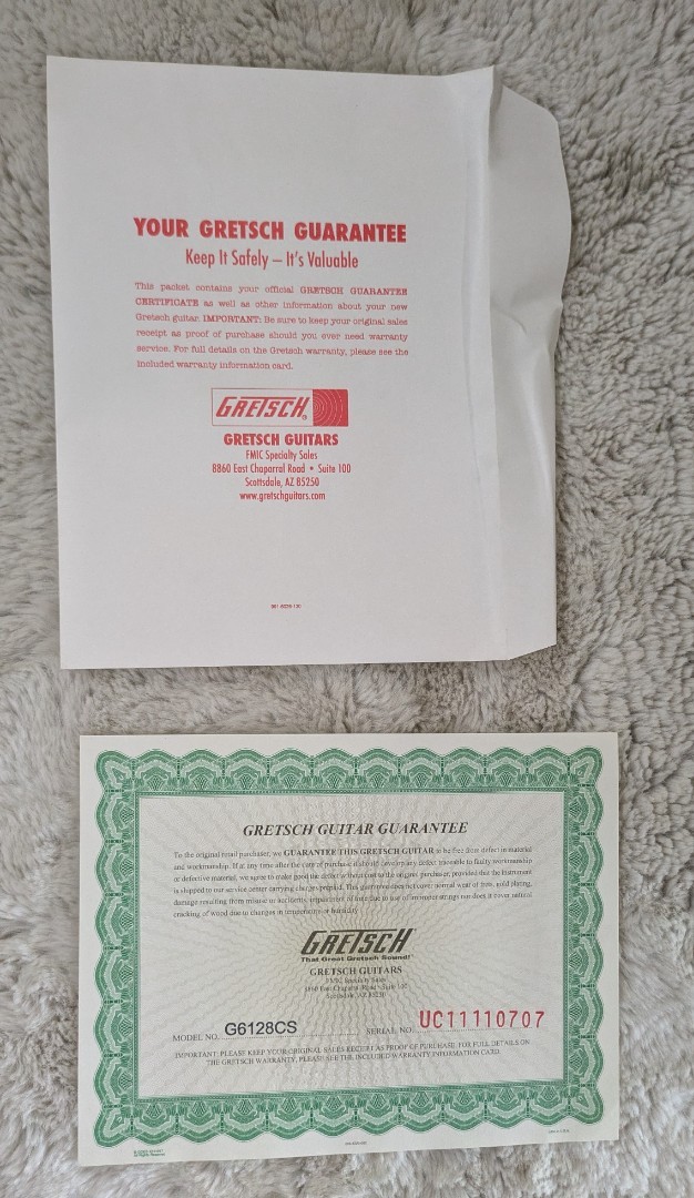 Gretsch Custom Shop G6128CS Model 55 Roc-Jet – Stephen Stern Masterbuilt – B