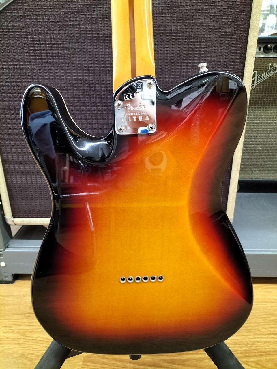 Fender American Ultra Telecaster 3 Tone Sunburst USA 2019 Solid Electric Guitar