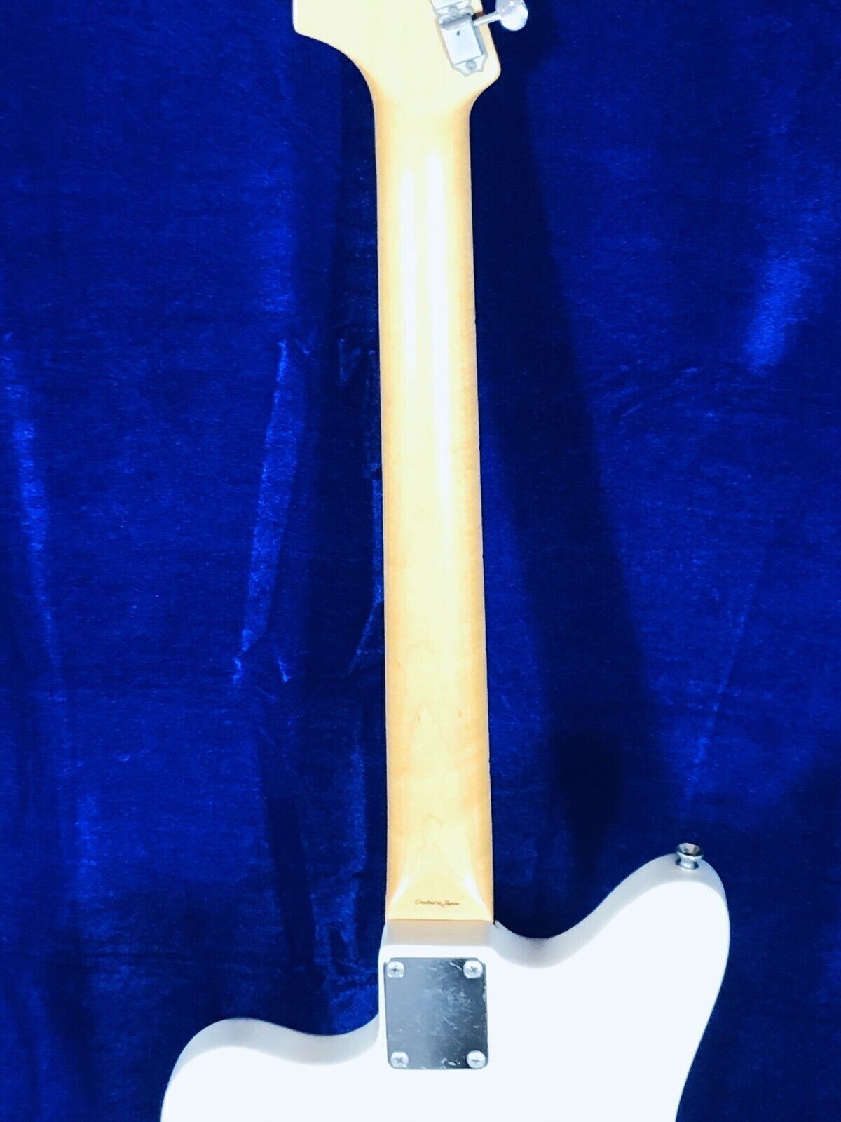 Fender Japan JM66-85 TOM Used White Rare Jazzmaster 1999-2002 W/Soft Case