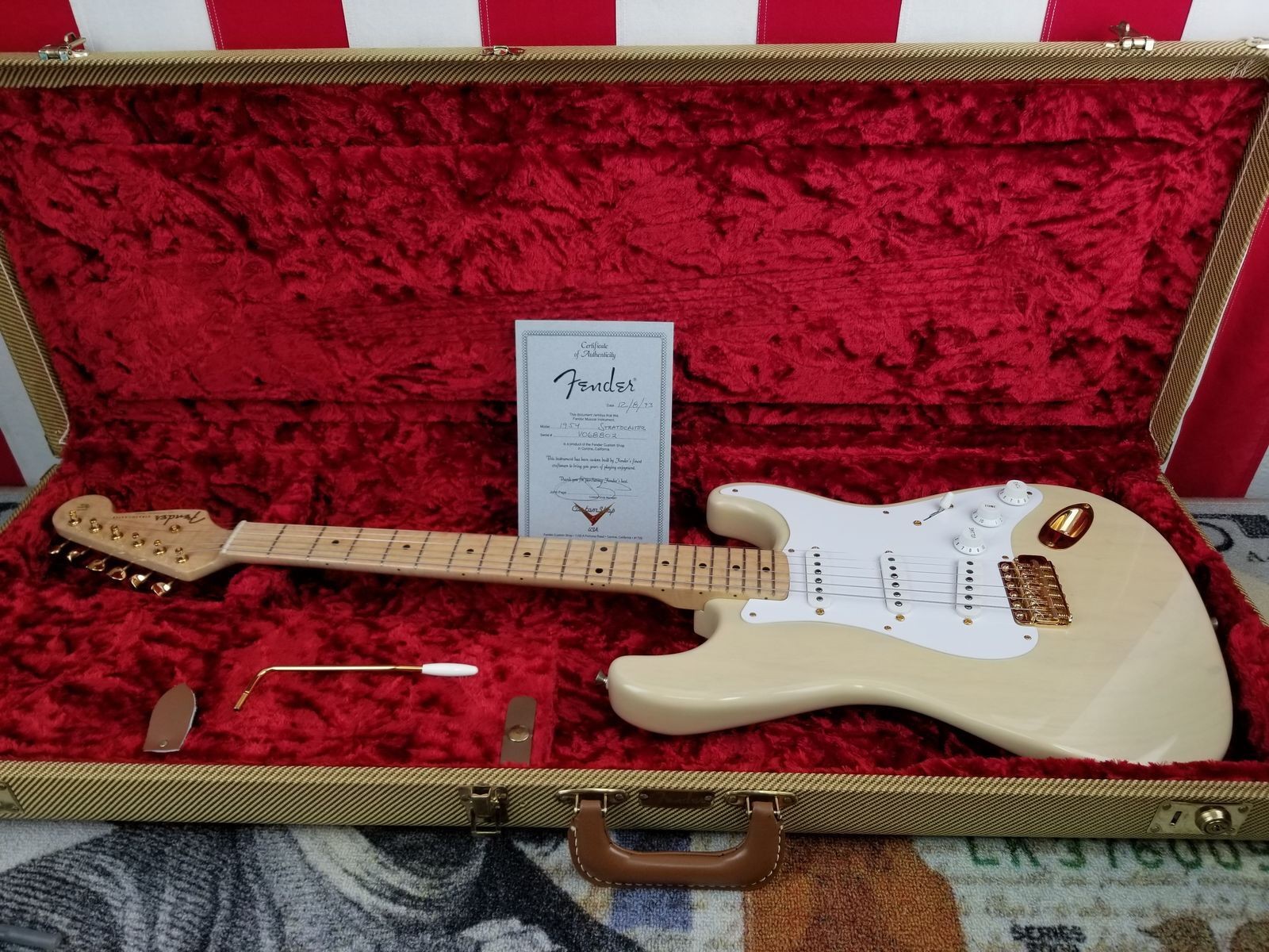 1993 Fender Custom Shop ’54 Mary Kaye Stratocaster Super Clean (147)