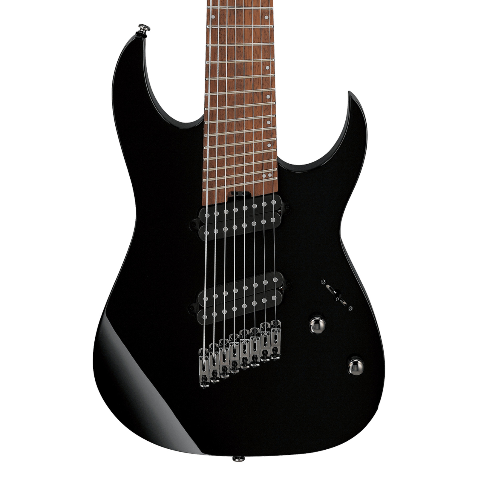 Ibanez RGMS8 Standard 8-String Multi-Scale E/G, Jatoba Fingerboard, Black