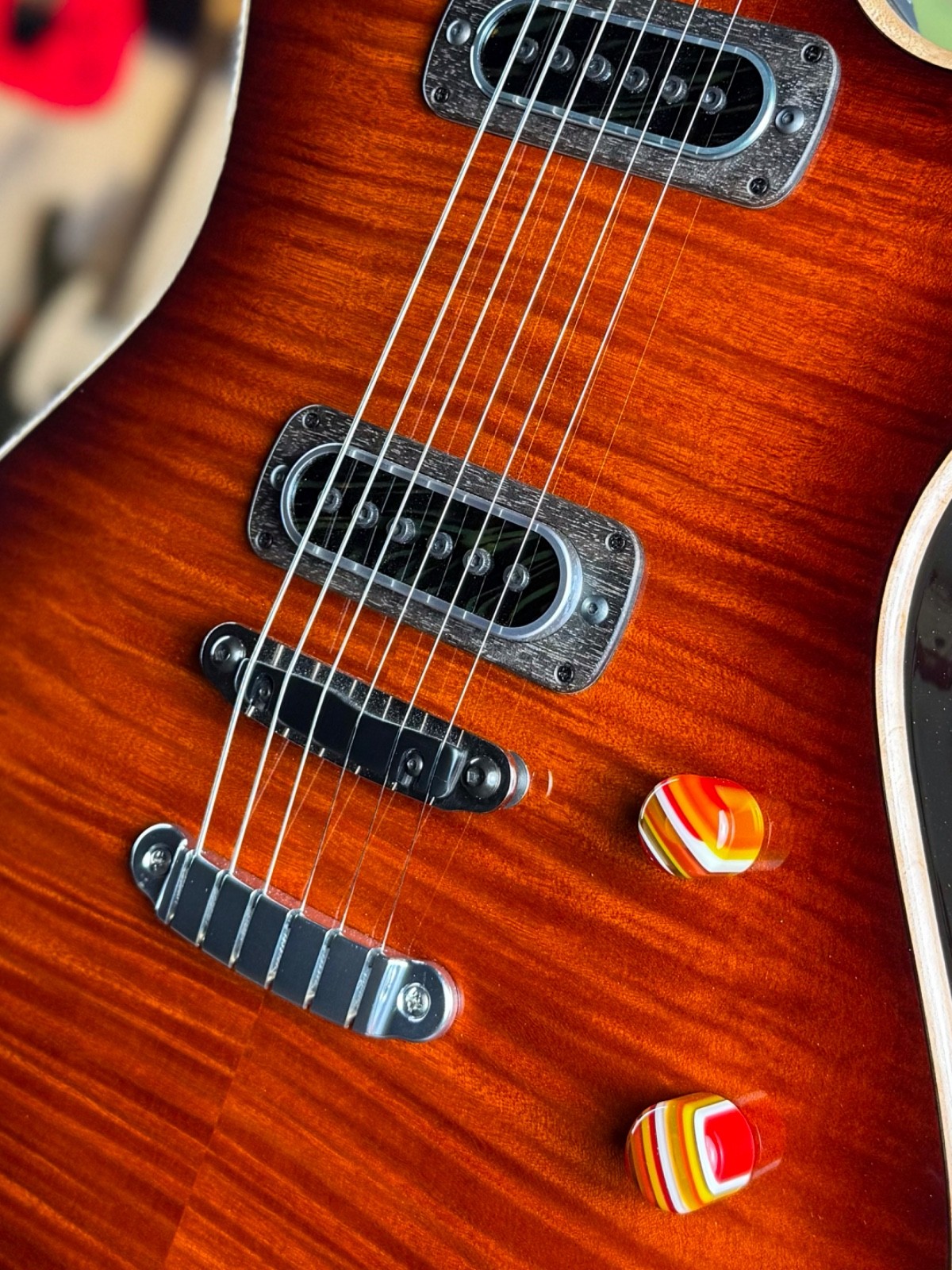 Powers Electric A-Type Select Maple Custom – Violin Burst – 1 of 1