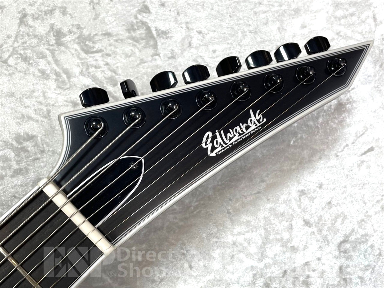 EDWARDS E-HORIZON-8 FX Black Satin Electric Guitar From Japan