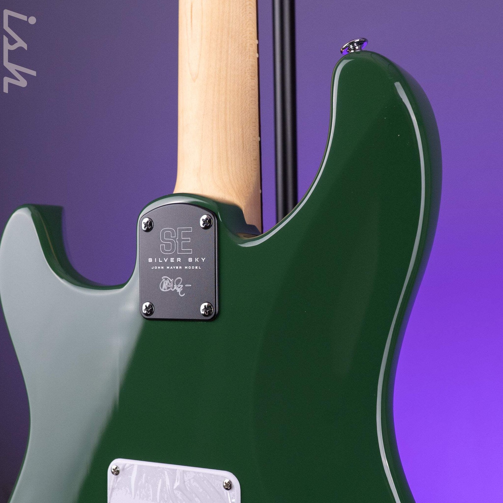 PRS SE Silver Sky Rosewood Board Laurel Green Demo