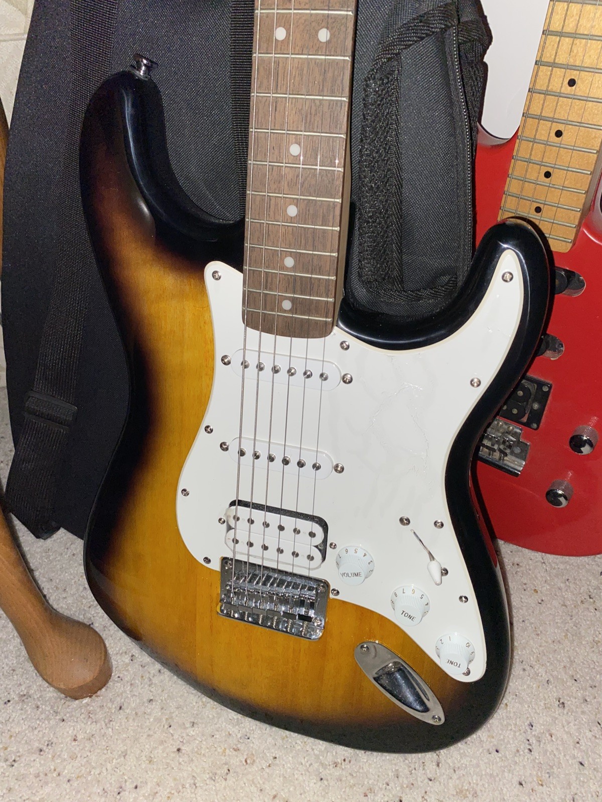 1999 Squier Stratocaster Neck On Unknown Body.