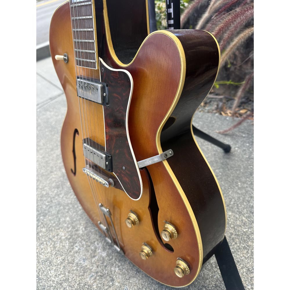 Epiphone 1964-1966 E-252 Broadway Vintage Archtop Hollowbody Electric Guitar w/