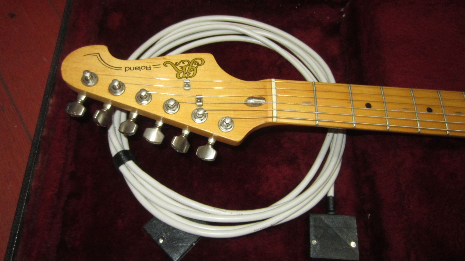 ~1985 Roland G-202 GR Synth Electric Solid Body Guitar Red