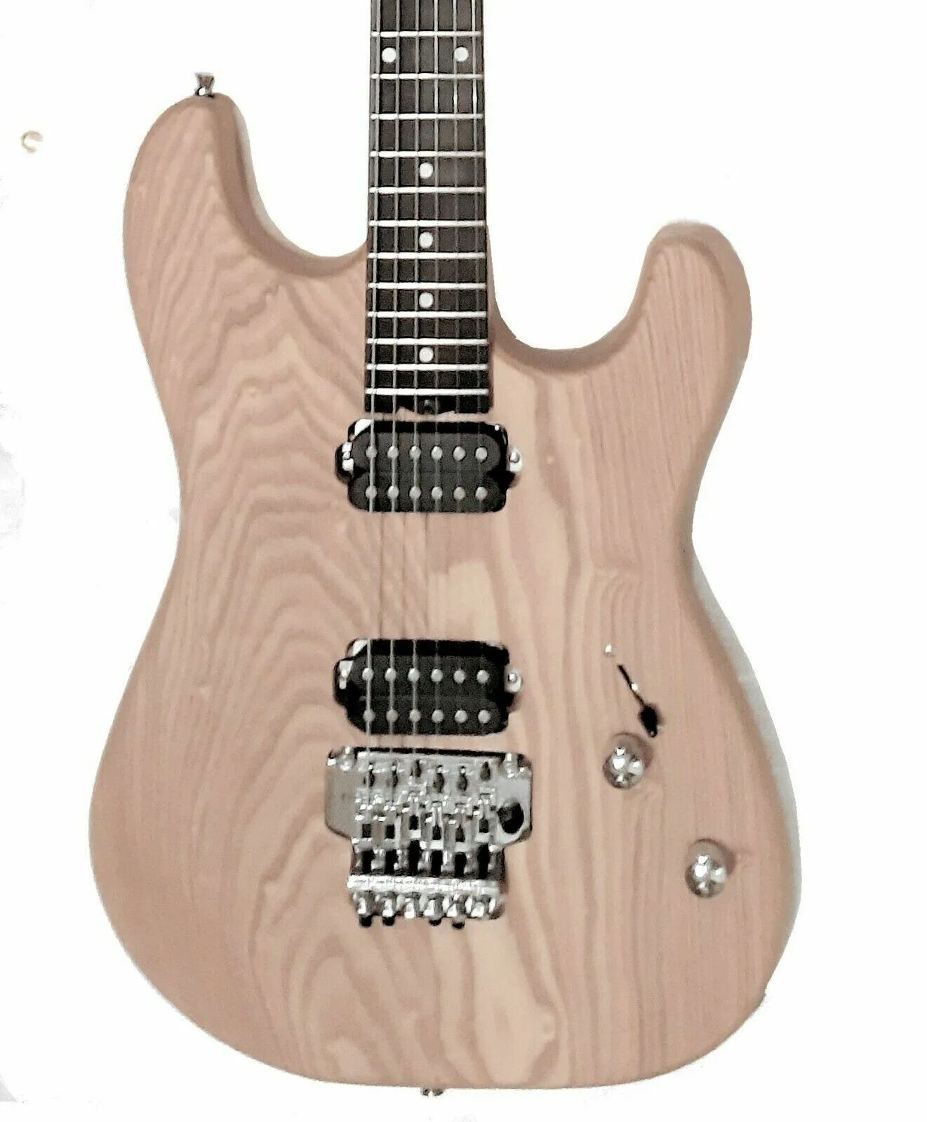 Fishbone Natural Super Shreder Guitar Full Size Guitar with Floyd