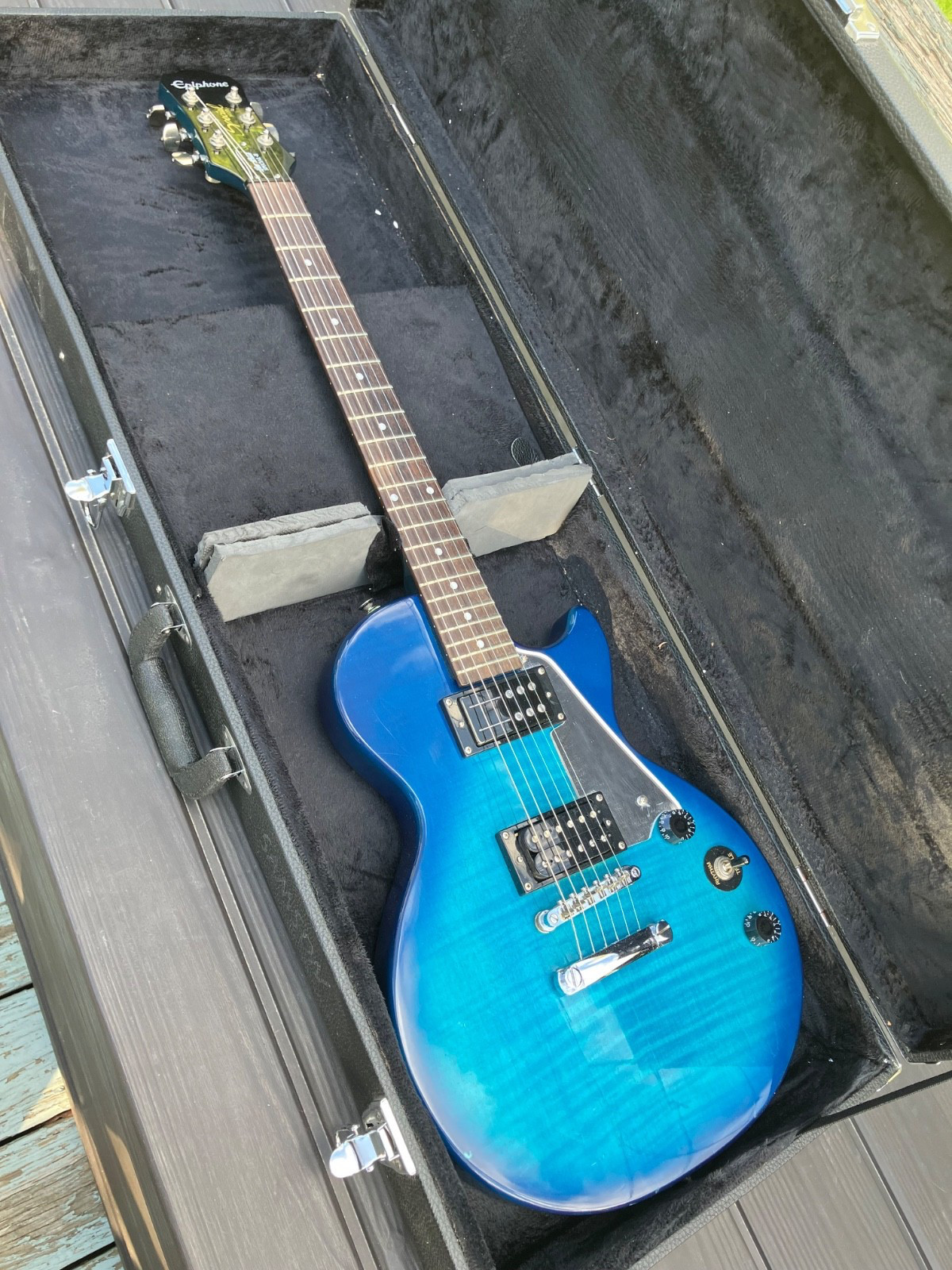 Epiphone Les Paul Special II Limited Edition Blue Locking Tuners Railhammer PU