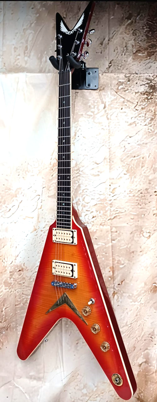 Dean 35th Anniversary Limited Flying-V Guitar V-35 Cherry Sunburst w/Hardcase