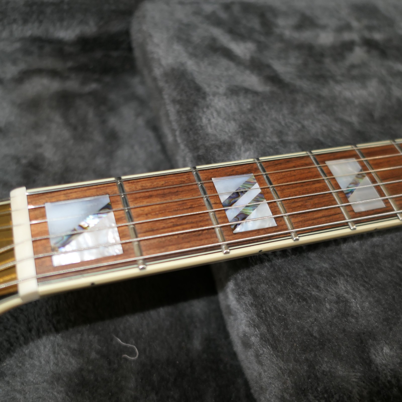D’Angelico Deluxe Atlantic Electric Guitar Metalic Blue With Case