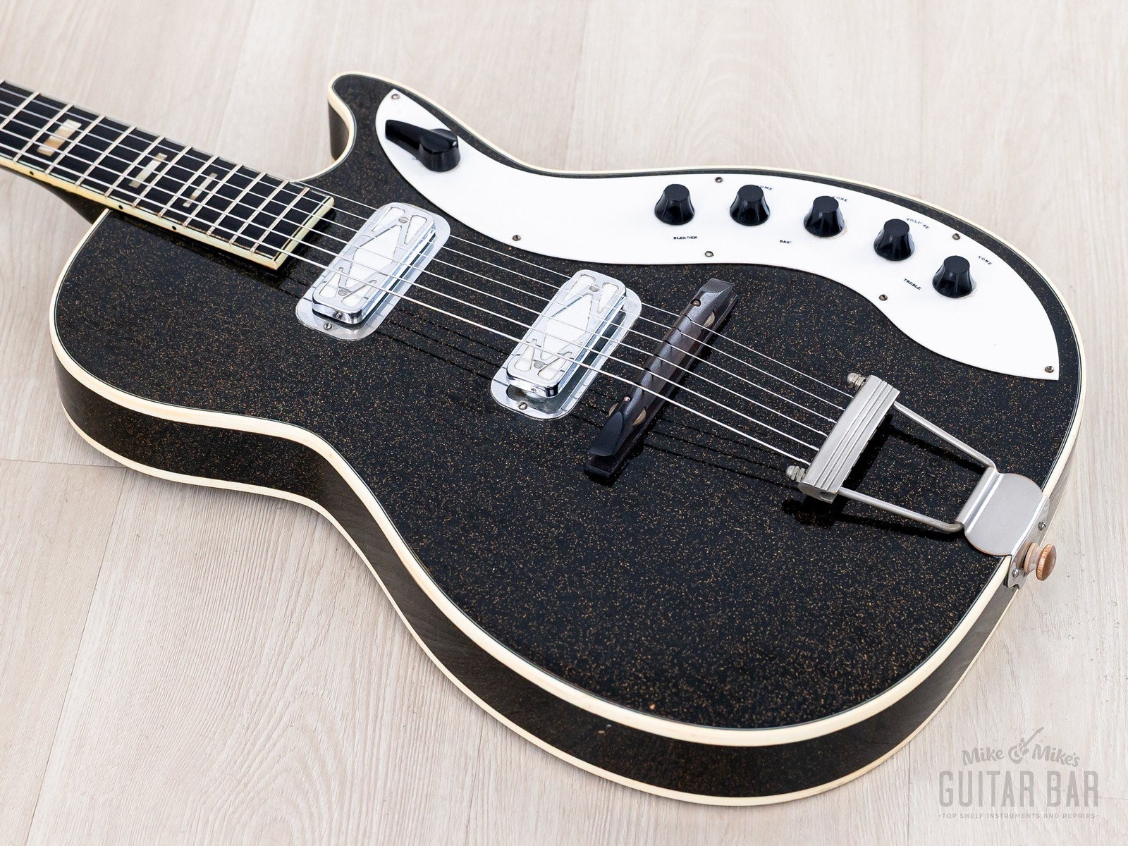 1960 Silvertone Stratotone Jupiter 1423 Vintage Guitar by Harmony USA